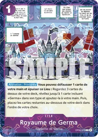 Royaume de Germa (OP06-079) (Alternative Art) — ONE PIECE CARD THE BEST (PRB01)