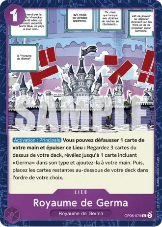 Royaume de Germa (OP06-079) (Textured Foil) — ONE PIECE CARD THE BEST (PRB01)