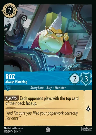 Roz - Always Watching #145/261 — Attack of the Vine!