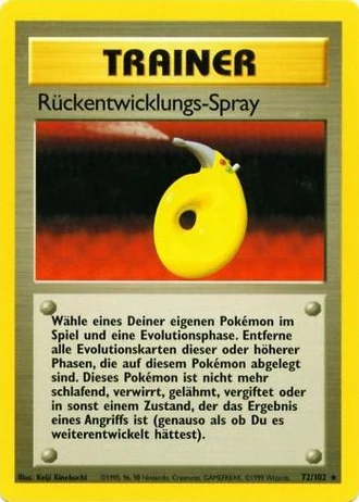 Rückentwicklungs-Spray (1. Edition) #72/102 — Grundset (1. Edition)