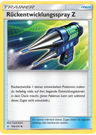 Rückentwicklungsspray Z #166/214 — Kräfte im Einklang