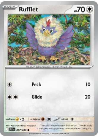 Rufflet #077 — Black Bolt