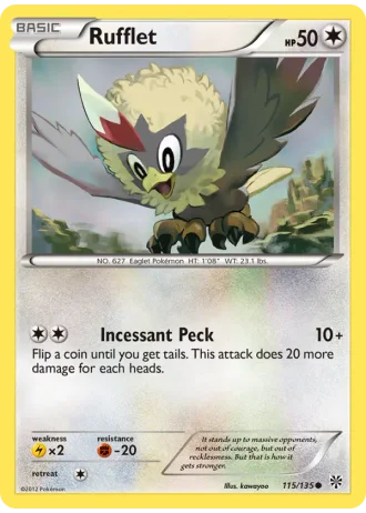 Rufflet #115/135 — Plasma Storm