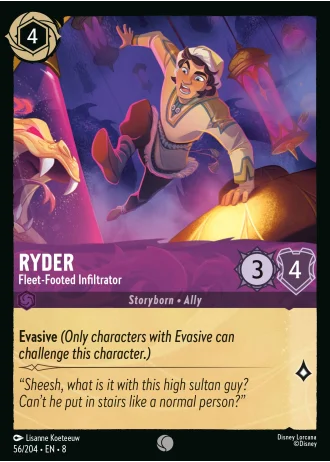 Ryder - Fleet-Footed Infiltrator #56/204 — Reign of Jafar