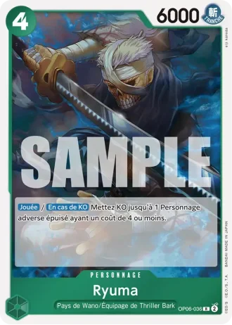 Ryuma (OP06-036) (Full Art) — ONE PIECE CARD THE BEST (PRB01)