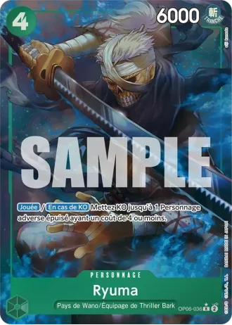 Ryuma (OP06-036) (Jolly Roger Foil) — ONE PIECE CARD THE BEST (PRB01)