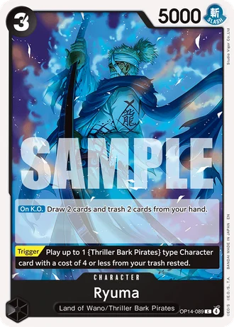 Ryuma (OP14-089) — The Azure Sea's Seven (OP14-EB04)