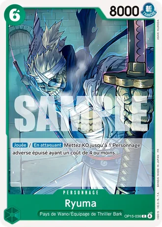 Ryuma (OP15-036) — Aventure sur l'Île de Dieu (OP15-EB04)