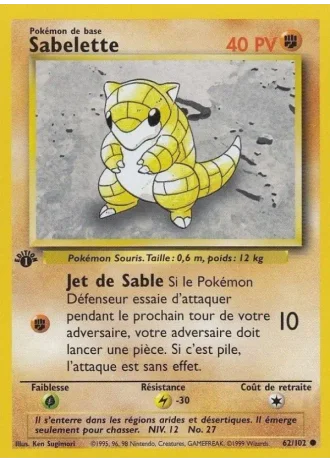 Sabelette #62/102 — Set de Base