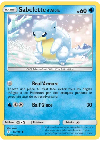 Sabelette d’Alola #19/145 — Gardiens Ascendants