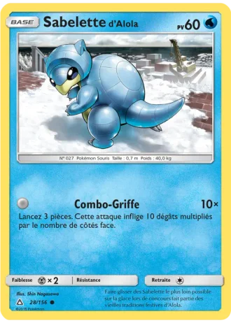Sabelette d’Alola #28/156 — Ultra-Prisme