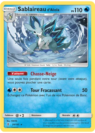 Sablaireau d’Alola #20/145 — Gardiens Ascendants