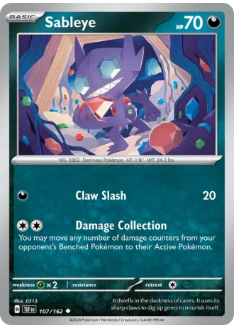 Sableye #107/162 — Temporal Forces