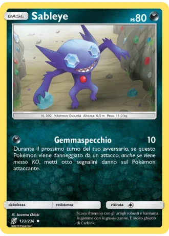 Sableye #133 — Sintonia Mentale