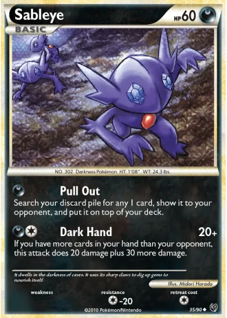 Sableye #35/90 — Senza Paura