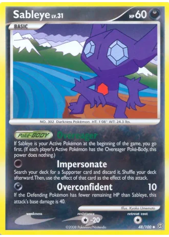 Sableye #48/71 — World Championships 2009