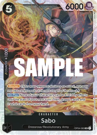 Sabo (OP04-083) — Kingdoms of Intrigue (OP04)