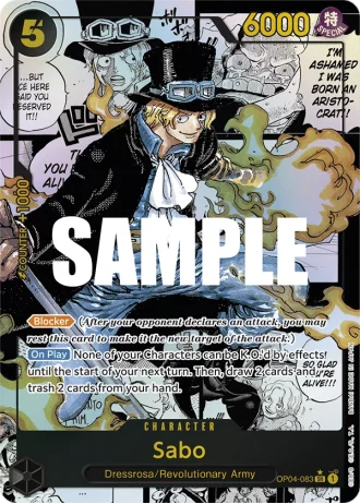 Sabo (OP04-083) (Manga Rare) — Kingdoms of Intrigue (OP04)