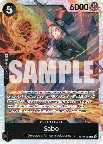 Sabo (OP04-083) (Reprint) — ONE PIECE CARD THE BEST vol.2 (PRB02)