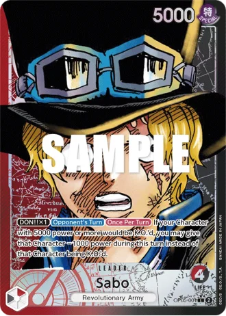 Sabo (OP05-001) (Alternative Art) — Awakening of the New Era (OP05)