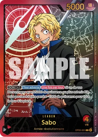 Sabo (OP05-001) (Special Rare) — Anime 25th Collection (EB02)