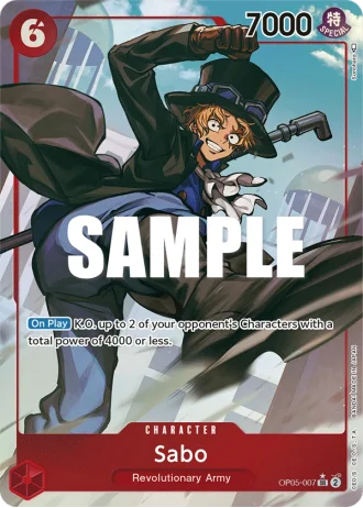 Sabo (OP05-007) (Alternative Art) — Awakening of the New Era (OP05)