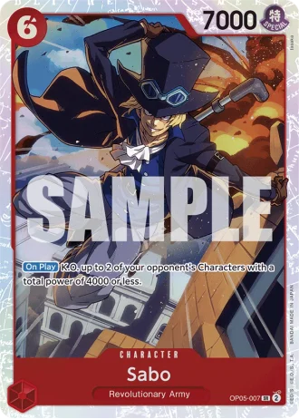Sabo (OP05-007) (Reprint) — One Piece The Best (PRB01)