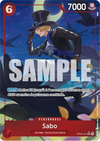 Sabo (OP05-007) (Reprint) — ONE PIECE CARD THE BEST (PRB01)
