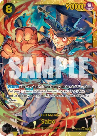 Sabo (OP07-118) (Reprint) — One Piece Card The Best Vol.2(PRB02)