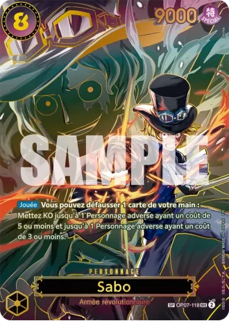 Sabo (OP07-118) (Special Rare) — Successeurs (OP13)
