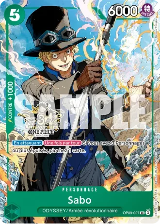 Sabo (OP09-027) (Alternative Art) — PROMO