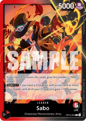 Sabo (OP13-004) — Carrying on His Will (OP13)
