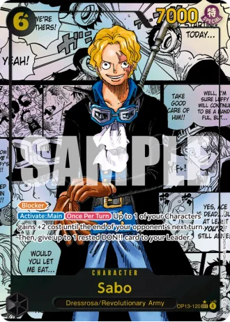 Sabo (OP13-120) (Manga Rare) — Carrying on His Will (OP13)