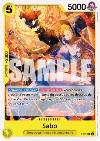 Sabo (P-073) (Pirate Foil) — ONE PIECE CARD THE BEST vol.2 (PRB02)