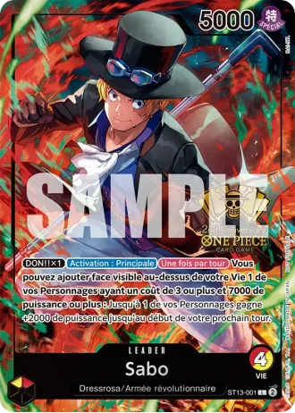 Sabo (ST13-001) (Alternative Art) — PROMO