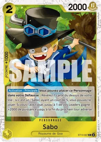 Sabo (ST13-007) (Reprint) — ONE PIECE CARD THE BEST vol.2 (PRB02)