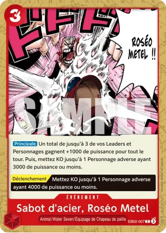 Sabot d'acier, Roséo Metel (EB02-007) — Anime 25th Collection (EB02)