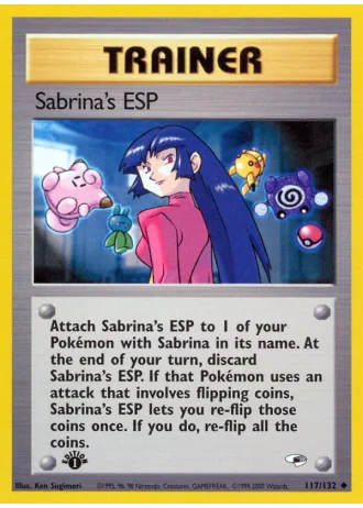 Sabrina's ESP #117/132 — Gym Heroes
