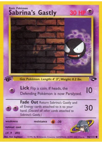 Sabrina's Gastly #96 — Gym Challenge