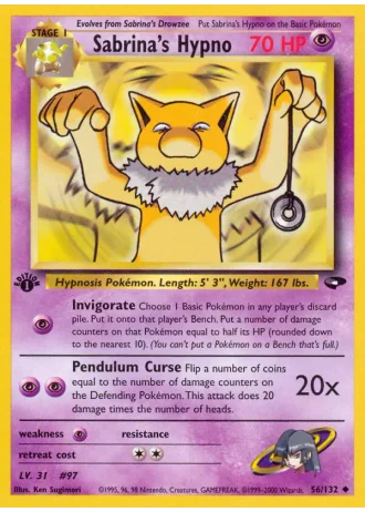 Sabrina's Hypno #56 — Gym Challenge