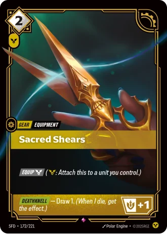 Sacred Shears #172/221 — Spiritforged