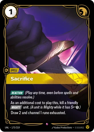 Sacrifice #173/219 — Unleashed