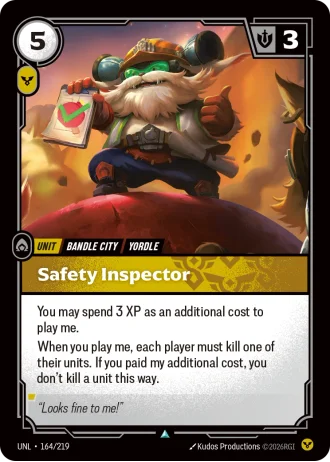 Safety Inspector #164/219 — Unleashed