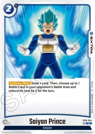 Saiyan Prince  FB10-044 — Cross Force (FB10)