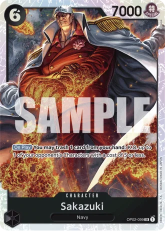 Sakazuki (OP02-099) (Reprint) — One Piece The Best (PRB01)