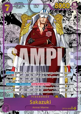 Sakazuki (OP16-065) (Alternative Art 2) — L'Heure de la Bataille Décisive (OP16)