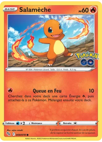 Salamèche #008/78 — Pokémon GO