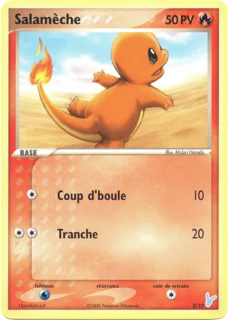 Salamèche #2/12 — EX Kit dresseur (Négapi)