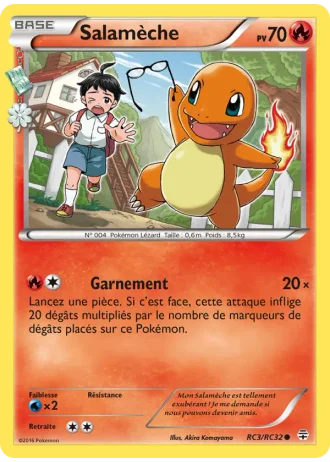 Salamèche RC3/32 — Collection Radieuse (Générations)