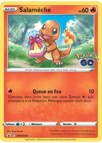Salamèche SWSH232 — Épée & Bouclier Promos